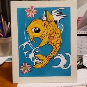 Beautiful fish painting